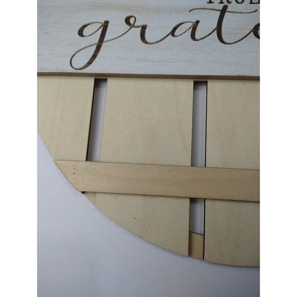 $ Truly Grateful Wall Decor Farmhouse Modern Minimalist - Picture 2 of 6